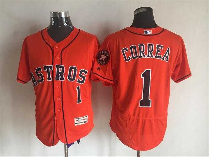 Houston Astros #1 Carlos Correa Orange 2016 Flexbase Collection Stitched Jersey,We sell and wholesale Houston Astros #1 Carlos Correa Orange 2016 Flexbase Collection Stitched Jersey on line form chian!